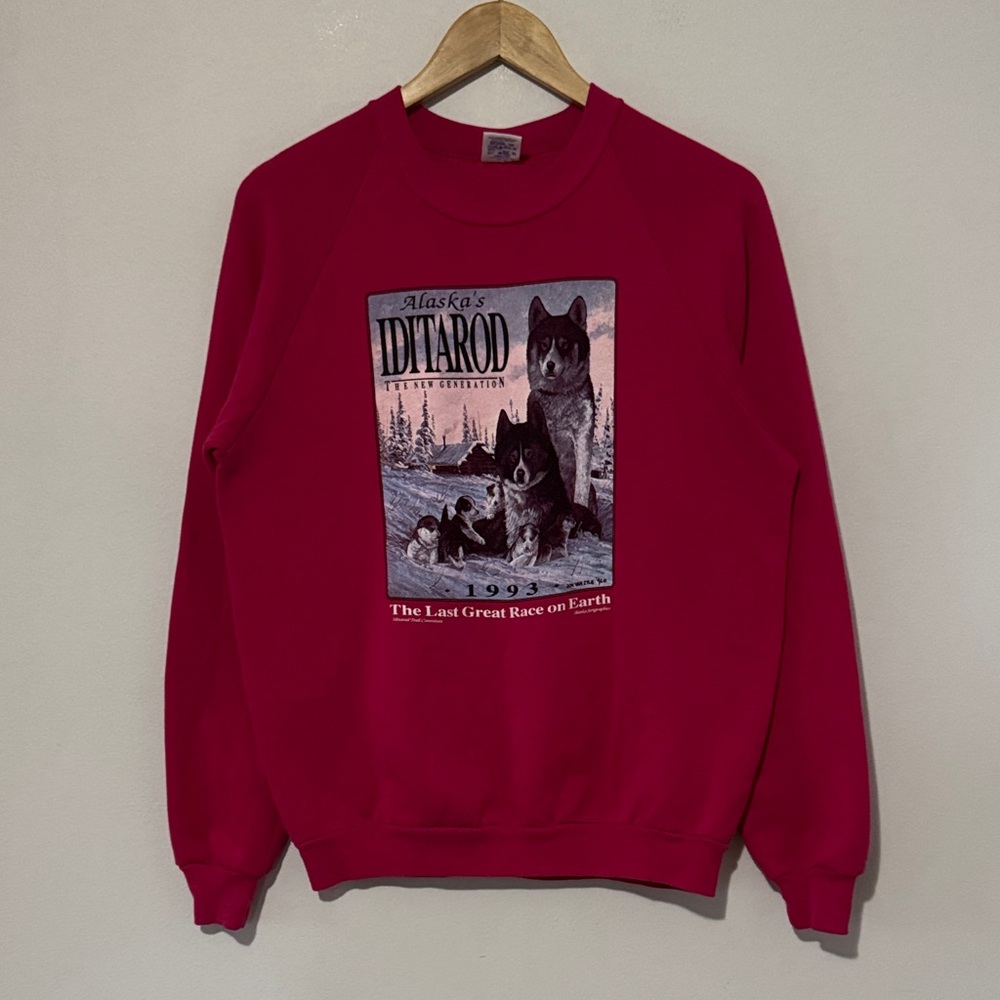 Vintage Alaska Snow Dogs Crewneck / 1993 / Large ( Fits Medium )